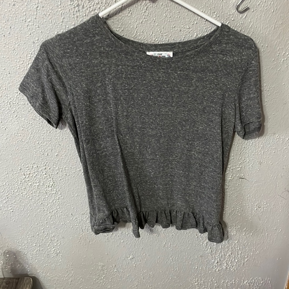 Ruffle Peplum Top